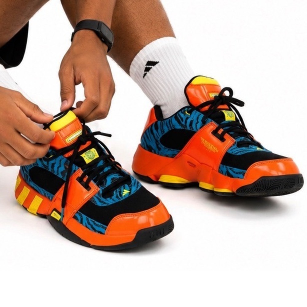 Adidas Gil Zero Restomod Gilbert Arenas Basketball Shoes Orange GY6481 10 107-05